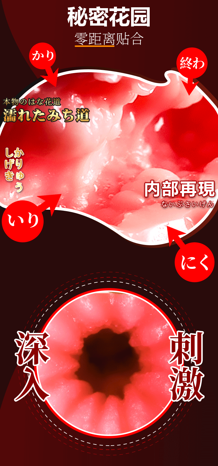 Jiuai Non-Inflatable TPE Half-Body Male Masturbator with Realistic Entry — detail image 5