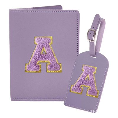 Tag Passport Bag Travel Passport Holder RFID Passport Protective Case Multi-function Anti-theft Anti-magnetic Ticket Holder (Multimediya və saxlama aksesuarları) - purple