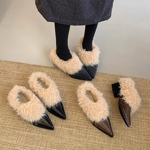 �߼��м��^��ëСƤЬŮ�͹�һ�_��ëë��Ь�и����˱�ů��Ь��