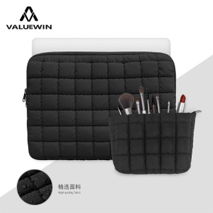 Korean Yunduo Cotton Large Capacity iPad Tablet Bag 11/13/ 15inch Laptop Liner Storage