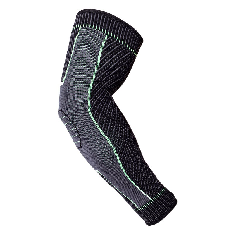 Защитные нарукавники для баскетбола, оптовая продажа на Amazon, мужские, трикотажные, удлиненные, дышащие, для активного отдыха, велоспорта, эластичные, противоударные