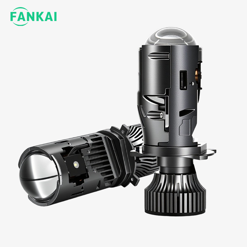 Nuevo H4 lente M01 - C alta potencia 60W ultra brillante lejos y cerca en un automóvil motocicleta ojo de pez luz LED