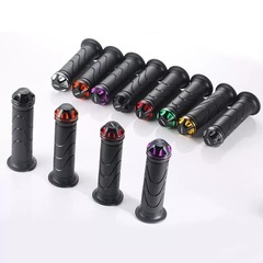 オートバイ原付改造ハンドルバーグルーレスアルミ合金ハンドルバースクーターハンドルバーカバーオートバイスロットルハンドルバーグリップ