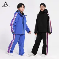 Airpose лыжный костюм костюм для мальчиков и девочек теплый новый профессиональный детский лыжный костюм водонепроницаемый зимний утолщение