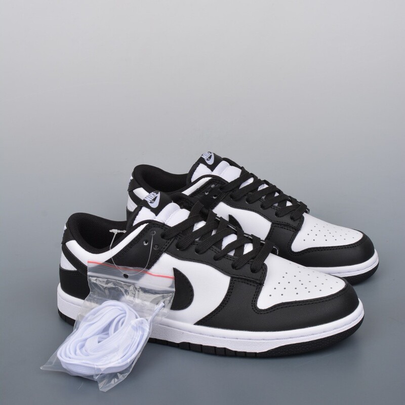 Putian Pure Original New Dunk Black and White Panda Casual Sneakers for Men and Women Couples