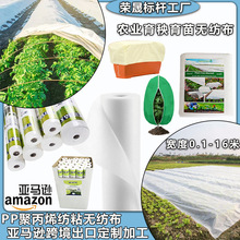 跨境农业用PP纺粘白色无纺布保温防寒防霜冻育苗园艺覆盖防草布