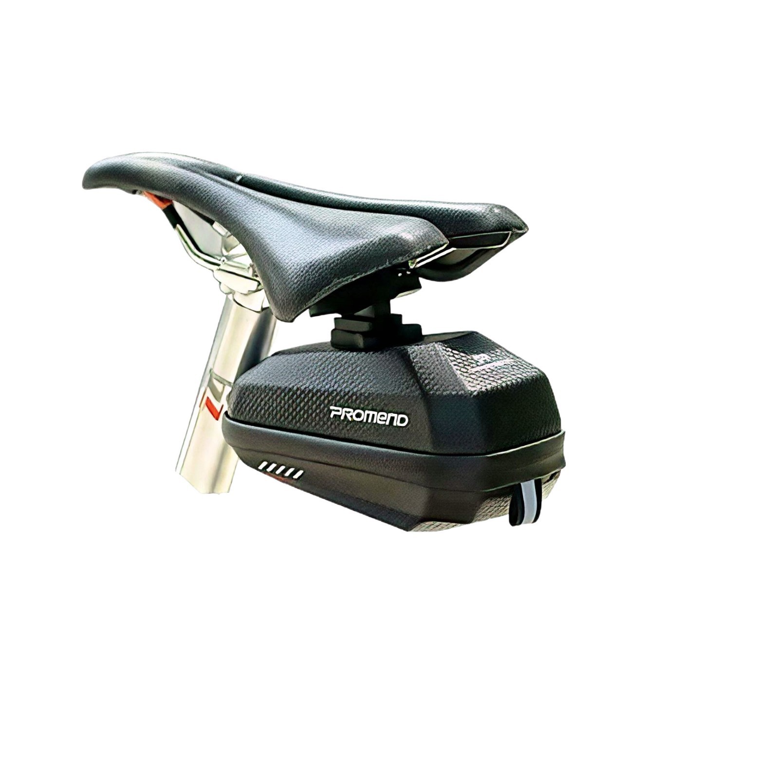 PROMEND bolsa de cola de bicicleta con cáscara dura, bolsa de sillín trasero de gran capacidad, bolsa de asiento de carretera de montaña, accesorios de bicicleta
