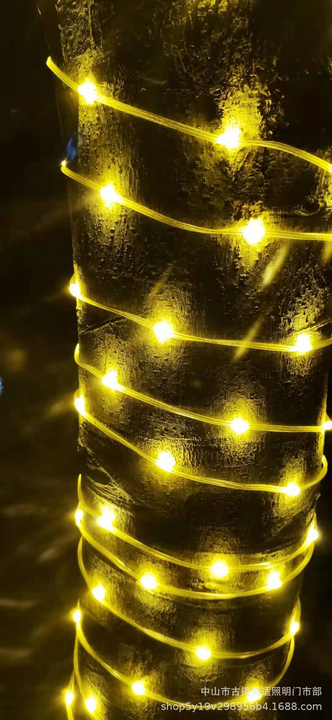 嘉亿工程专供LED皮线灯 24V低压 室外防水高亮灯串--可单灯裁剪