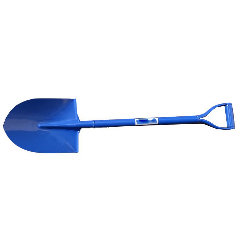 厂价批发东南亚地区圆头铁锹尖头铁锨头铁柄钢锹钢铲