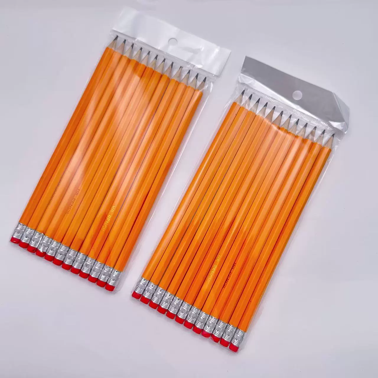 Wooden pencil, hexagonal eraser for elementary school students, wholesale