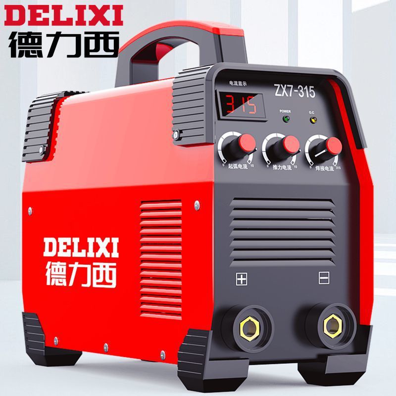 Máquina de soldadura eléctrica Delixi 250 hogar 315 grado industrial 220v380v portátil de doble voltaje DC conjunto completo universal