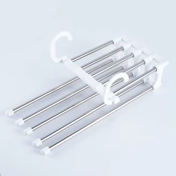 Storage system, white trousers