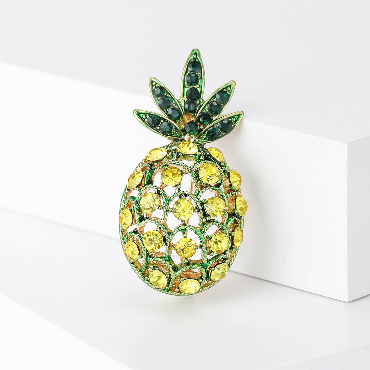 Pineapple Pattern All Seasons Season Lady Pin Pineapple Alloy Women's Unisex Brooches