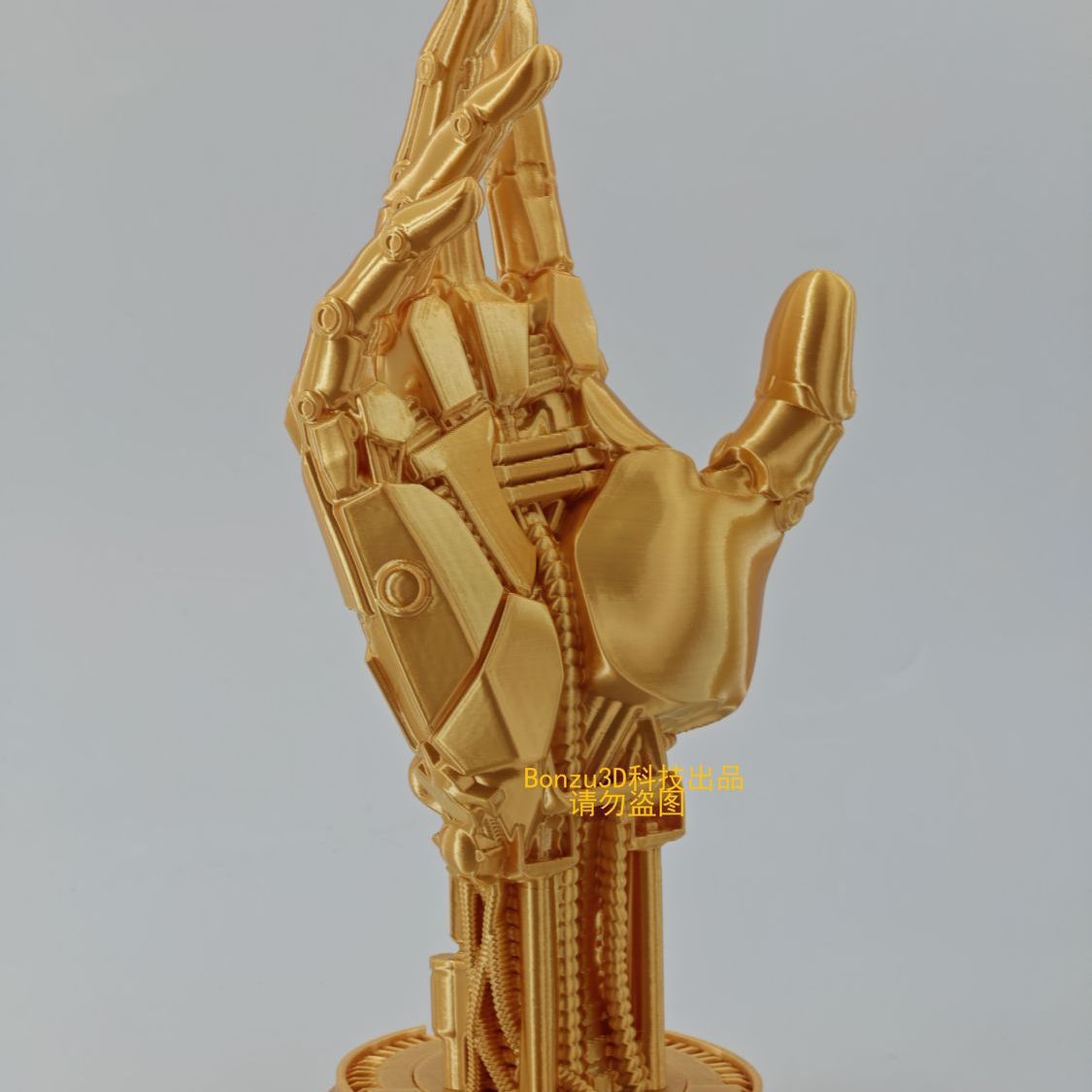 Fugui Gold (하단의 빈 로고)-로고가있는 라운드 베이스