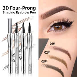 跨境专供爆款AMG四叉定型眉笔 防水自然浓密不晕染Eyebrow Pencil
