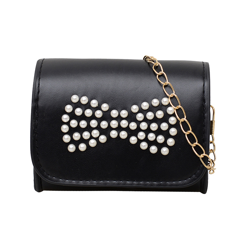 Bolsa de hombro coreana para niñas, bolso de perla dulce, bolso para bebés, bolso de moda mini pequeño, bolso para niños.