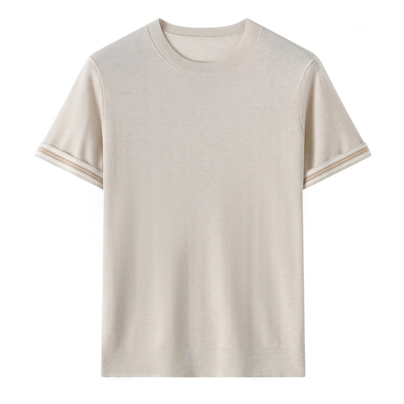 2025年春季不连帽圆领所有人群常规款短袖修身型日常时尚百搭