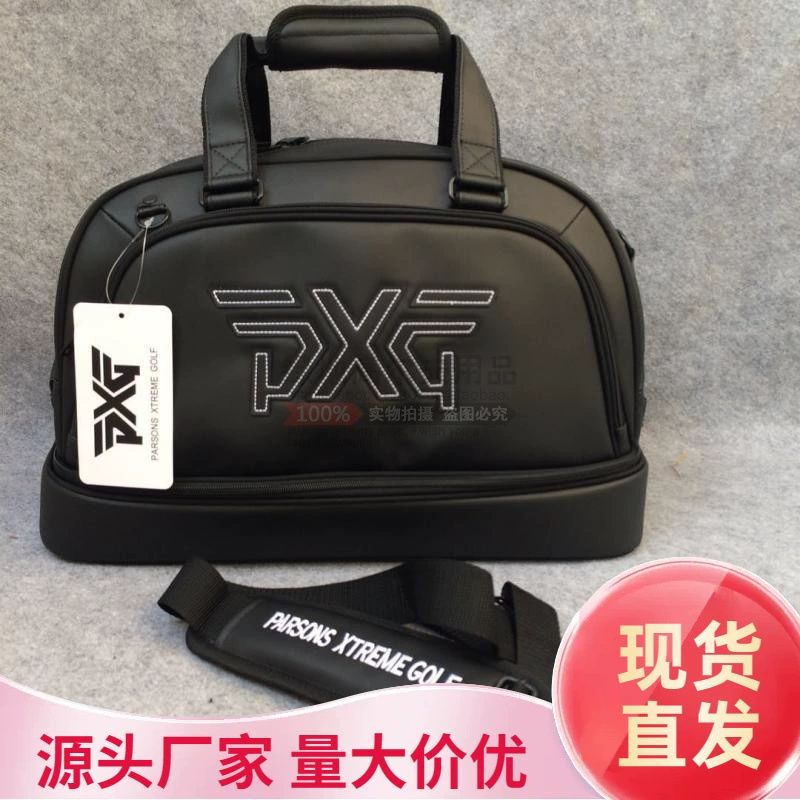 Сумка для одежды для гольфа, двухслойная сумка для обуви из кристаллического материала, мужская сумка для гольфа, водонепроницаемая сумка через плечо большой вместимости