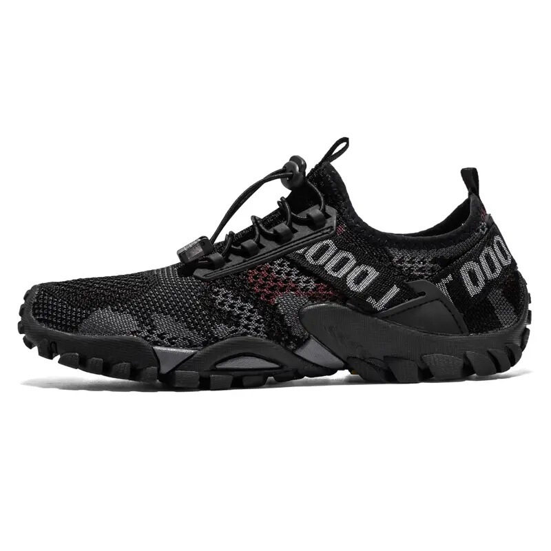 Cross-Border Foreign Trade Men's Shoes, Fashionable New Models, Breathable Quick-Dry Water Shoes, Casual Versatile Mesh Hiking Shoes, River Tracing Shoes