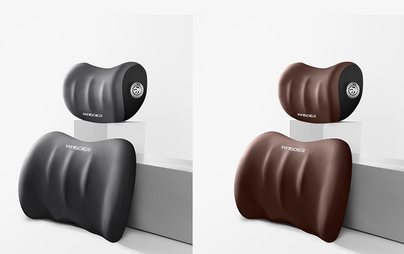Wholesale Car Headrest, Car Backrest Cushion, Car Driving Seat Waist Support, Neck Pillow, Memory Foam Lumbar Support Neck Pillow