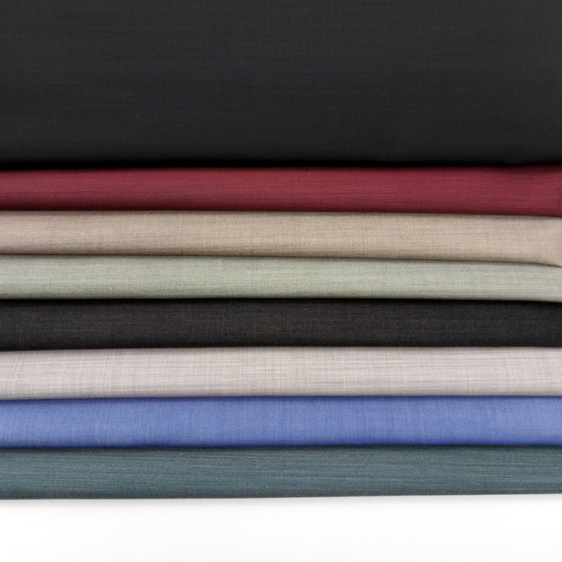 Cashmere Ultra-Thin Fabric, Smooth Fine-Spun Wool Material, White-Collar Suit Paired with High-End 100S Australian Wool