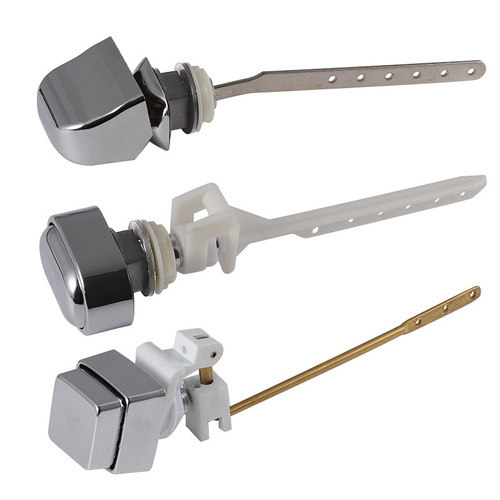 Toilet accessories old-style separate toilet handle toilet flush tank accessories front lever side button