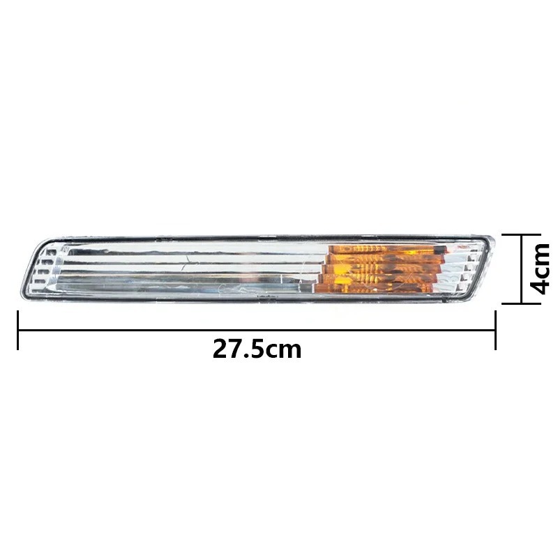 Aplicable a los viejos escarabajos de Volkswagen 06 - 10 parachoques delantero luz de dirección luz de luz diurna luz de advertencia caja de luz