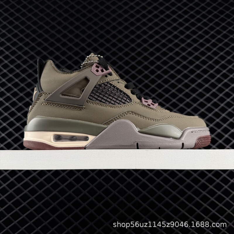 High-Quality Aj4 Force Bear Cool Black Collaboration Luminous Sole Mid-Top Jordan 4Th Generation Collaboration Black Suede Jordan Basketball Shoe Series High-Quality Aj4 Force Bear Cool Black Collaboration Luminous Sole Mid-Top Jordan 4Th Generation Collaboration Black Suede Jordan Basketball Shoe Series