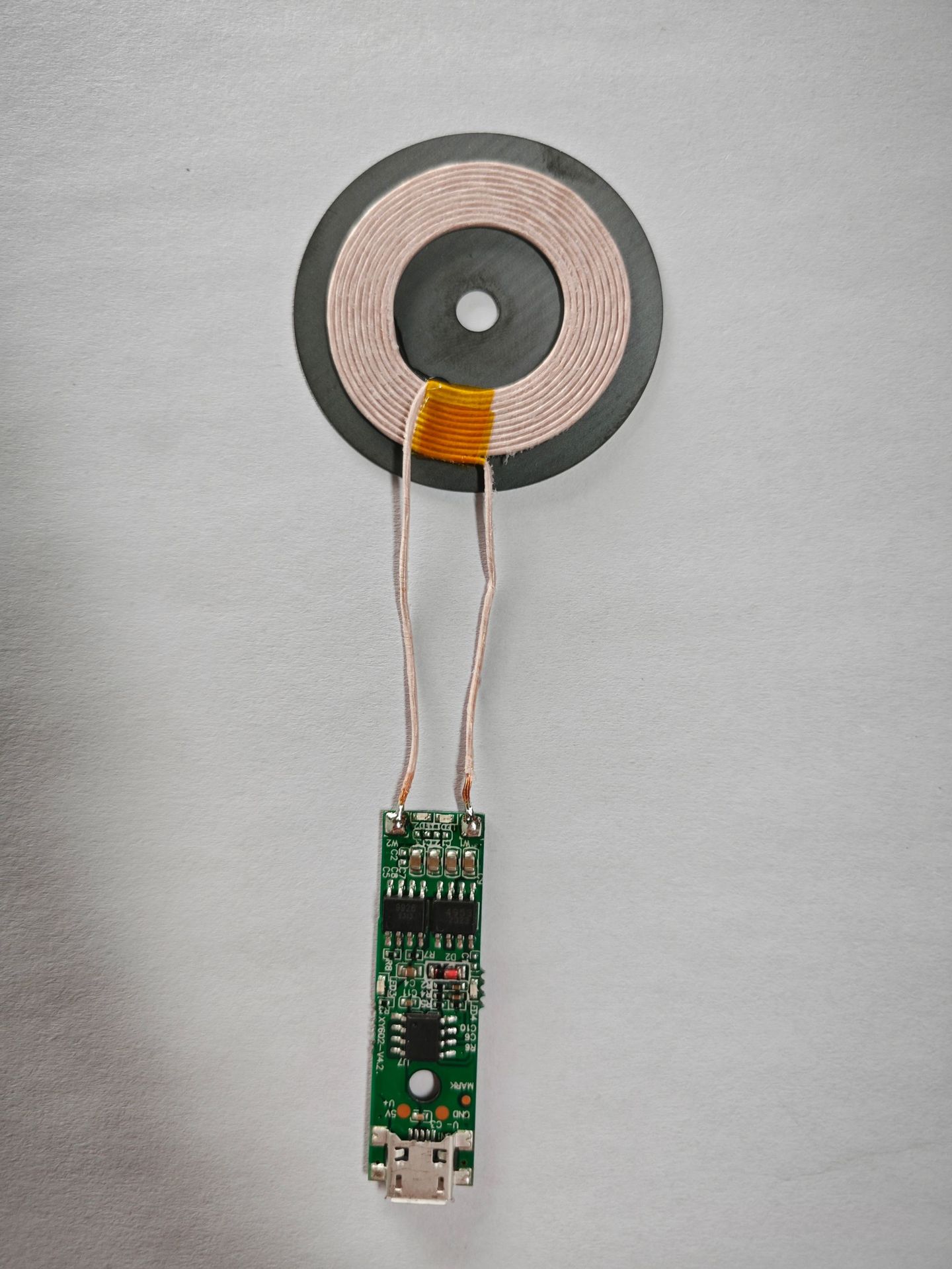 Módulo transmisor de carga inalámbrica K9 Placa de circuito de carga inalámbrica DIY adecuada para computadora portátil alfombrilla de ratón de carga inalámbrica