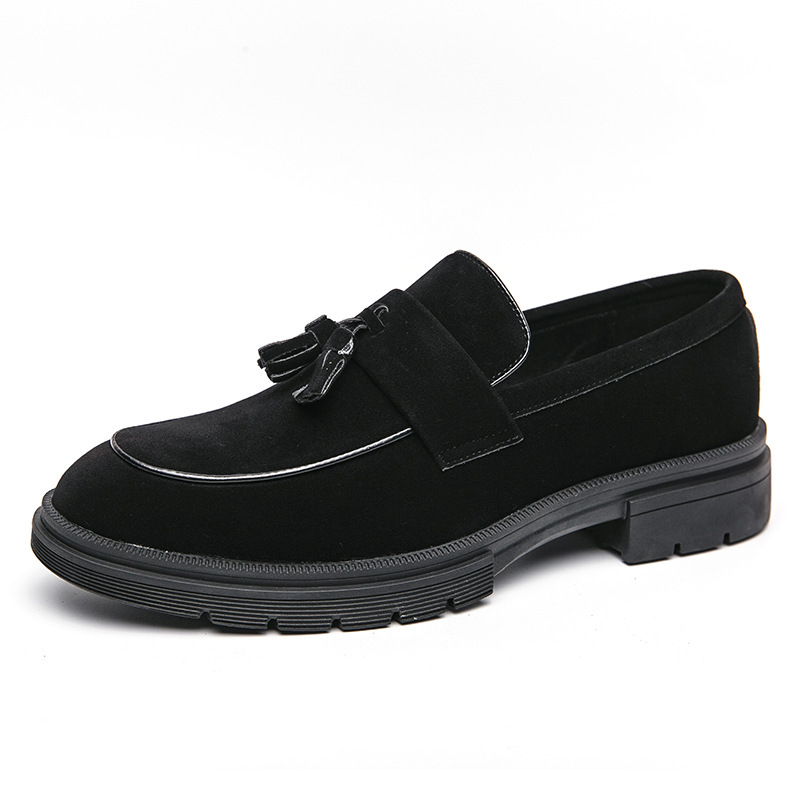 Transfronterizos grandes zapatos de cuero esmaltado de luces de hombre retro moda de negocios zapatos de calzado de calzado 46