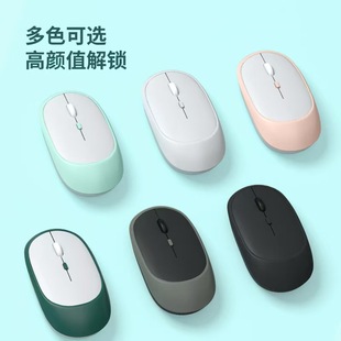 Colorful Color Matching Wireless 2.4G+Bluetooth Dual-Mode Mouse Wireless Charging Bluetooth Mouse for Tablet Computers and Mobile Phones