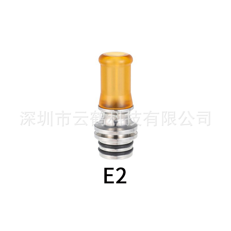 510 largo acero inoxidable + POM PEI plástico acrílico paja goteo sola punta ABCD