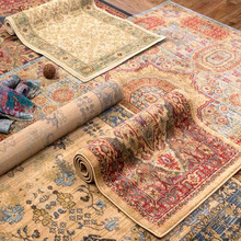9V7T美式复古民族风摩洛哥波斯地毯加厚客厅卧室床边垫土耳其地毯