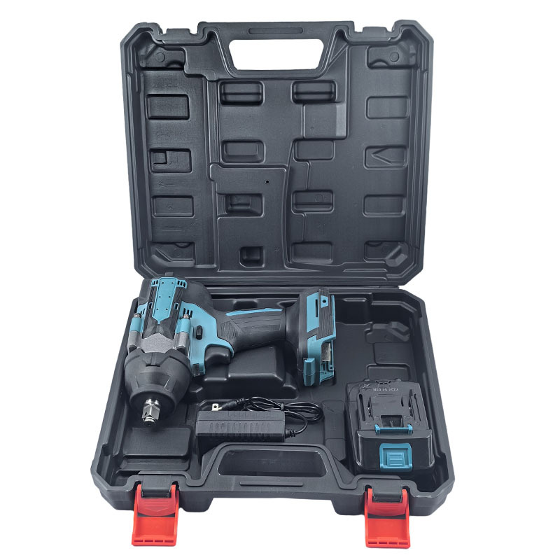 Inicio pequeña llave de impacto de torsión grande batería de litio cañón de viento eléctrico sin escobillas llave de batería de litio de impacto gran par al por mayor