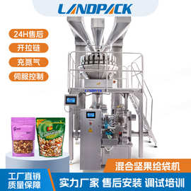 全自动话梅青梅干蜜饯称重给袋机 混合坚果炒货自立拉链袋包装机