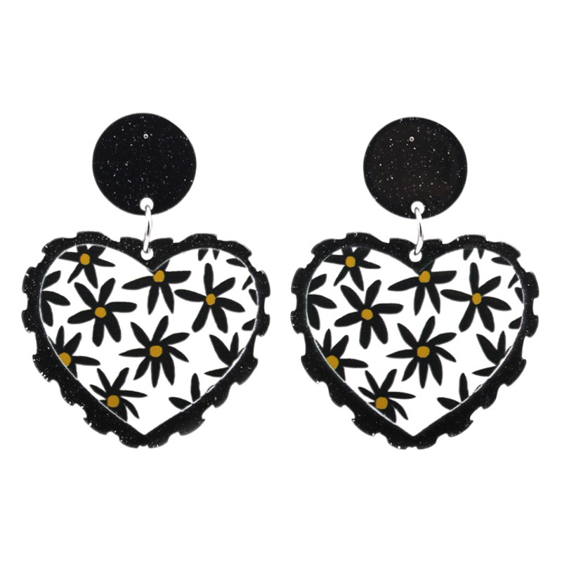 Estilo coreano verano acrílico pendientes encantadores pendientes de mujer europeos y americanos transfronterizos tridimensionales nube oscura nube pendientes