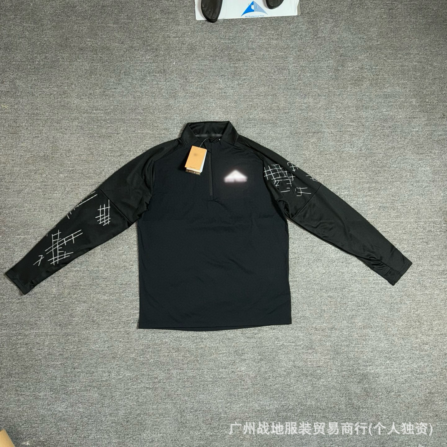 Explosión transfronteriza de un tipo idéntico de tecnología de prevención de tres secado rápido tela casual tela cremallera deportiva de protección solar pantalones de hombre