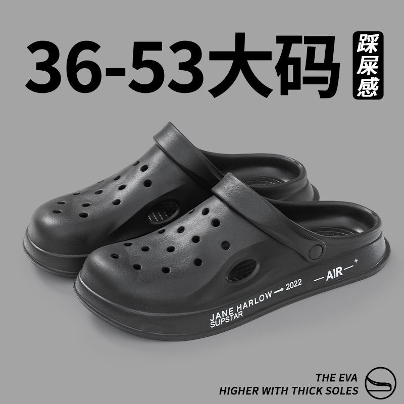 Extra Large Size Eva Clogs for Men, New Summer Style Breathable Sandals, Non-Slip and Wear-Resistant Outdoor Closed-Toe Beach Slippers Extra Large Size Eva Clogs for Men, New Summer Style Breathable Sandals, Non-Slip and Wear-Resistant Outdoor Closed-Toe Beach Slippers