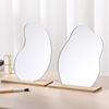 Table wooden mirror for elementary school students, cloud