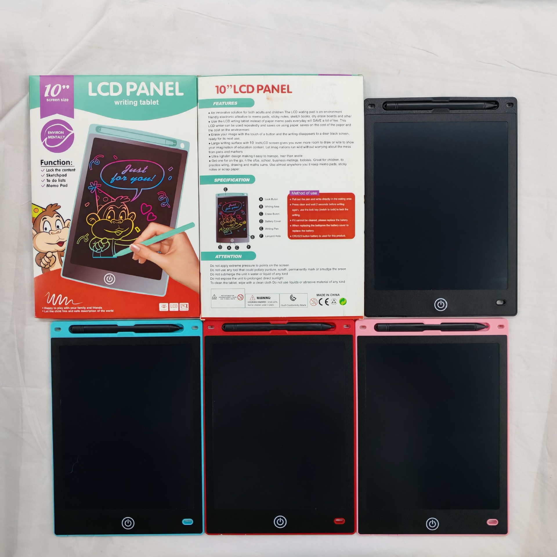Tableta de Escritura LCD para Niños de 8.5 a 16 Pulgadas