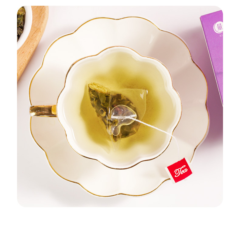 Grape Oolong Tea Puta Wulong Cold Brew Triangle Tea Bags 30g Box 10 Sachets preparation
