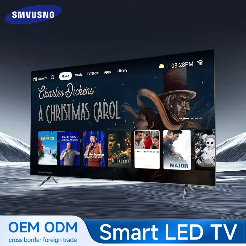 外贸高清家用新款电视机50/55/65/75/85/100英寸液晶电视工厂批发