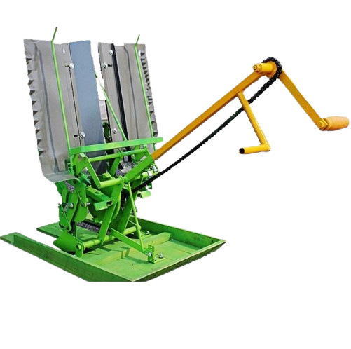 Máquina de trasplante de plántulas de arroz de doble línea de mano uniforme sembradora de plántulas agrícolas pequeña máquina de trasplante de plántulas ajustable de montaña image 6