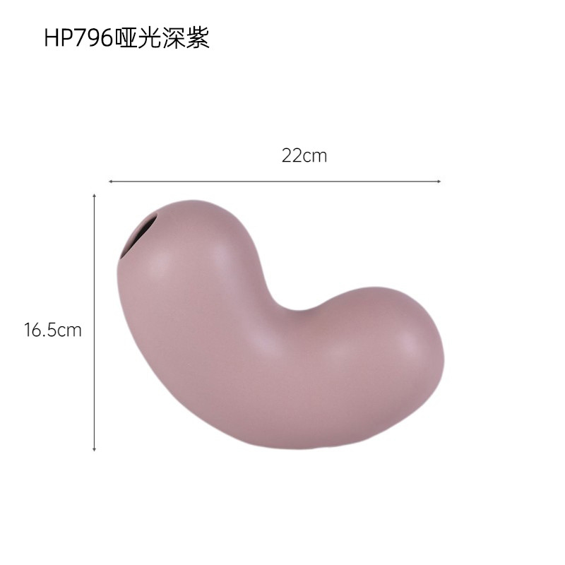 HP796 jarrón púrpura oscuro