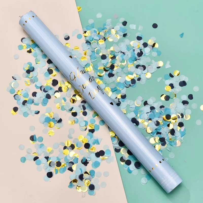 Saludo de macaron, manual de mano, tubo de spray, tubo de fuegos artificiales, boda, boda, escuela, boda, cumpleaños, fiesta en vivo