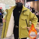 连帽秋冬新款2025休闲加厚棉服外套时尚加绒保暖韩版冲锋衣