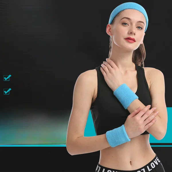 Sports Protective Gear, Towel, Wristband, Elastic Wristband, Sweat-Absorbent Band Set, Customizable Logo