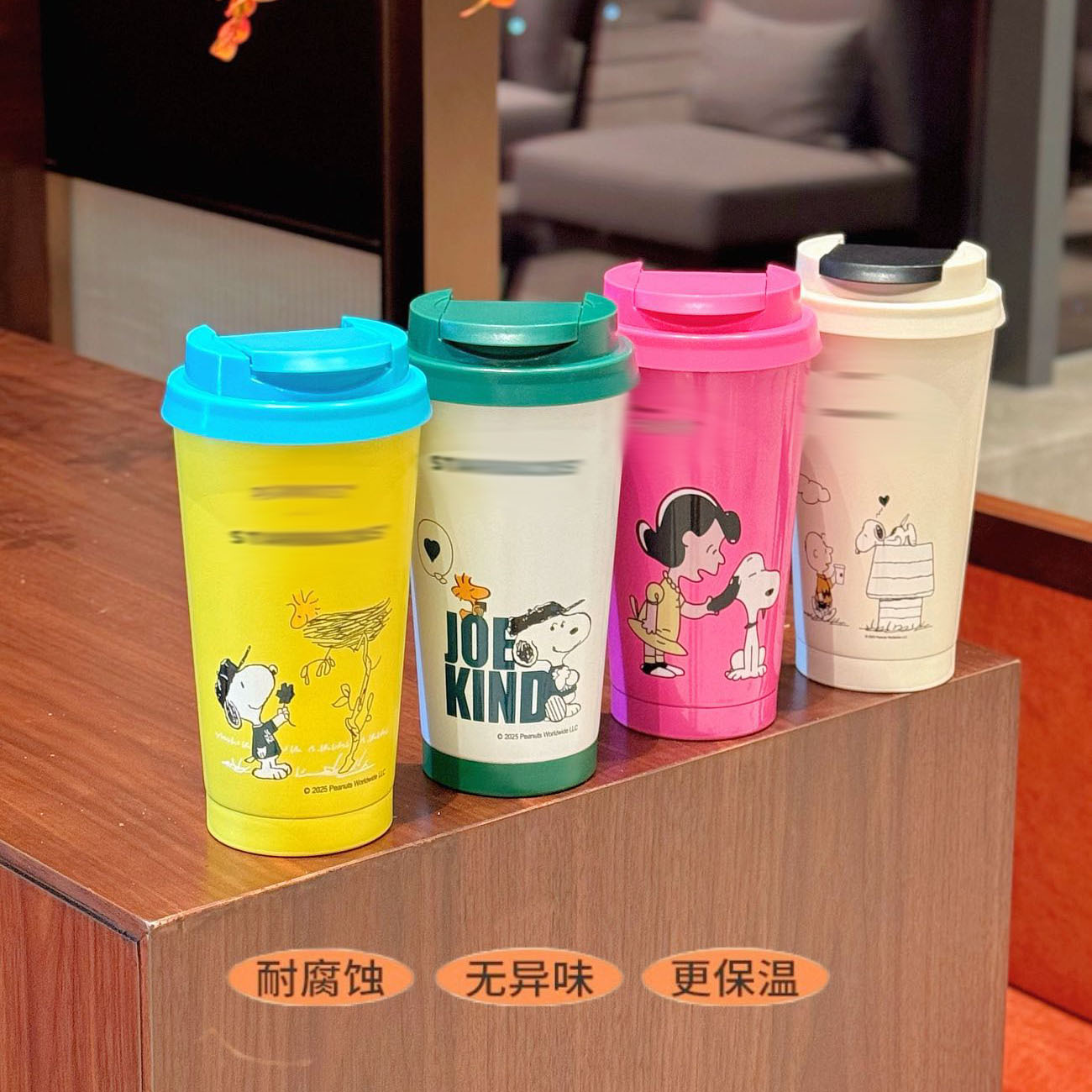 星爸爸联名小狗台湾版四色限定咖啡杯304不锈钢水杯办公室车载杯