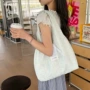 碎花镂空新款大容量托特包