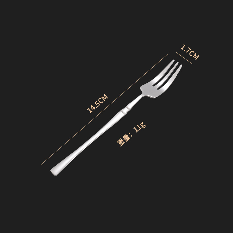 Plata - tenedor de postre